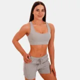 GymBeam Sportovní podprsenka Mesh Panel grey - Velikost: XS | Barva: sivá | Hmotnost: 0,14 kg | Balení: 100 · záber 5