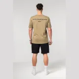 NEBBIA Tričko FLEXIN Beige - Velikost: XXL | Barva: Béžová | Hmotnost: 0,19 kg | Balení: 100 · záber 5