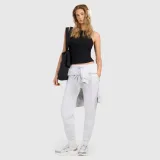Top slim z rebrovanej pleteniny dámsky - čierny - Farba: čierna · záber 2