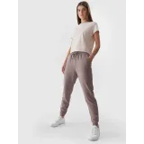 Dámské tepláky 4F TROUSERS-AW23TTROF507-83S-BEIGE · záber 4