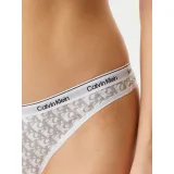 Dámské kalhotky CALVIN KLEIN THONG-PLUSH MONOGRAM · záber 4