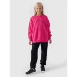 Dívčí mikina 4F JUNIOR SWEATSHIRT-JWAW24TSWSF1214-55S-HOT PINK · záber 5