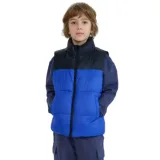 Chlapecká vesta 4F JUNIOR VEST JACKET-JWSS25TVJAM208-36S-BLUE · záber 1
