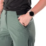 Dámske turistické kraťasy NORTHFINDER HALME-263greengrey · záber 5