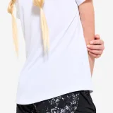 DECATHLON Dievčenské priedušné tričko na cvičenie biele 14-15 r (160-166 cm) · záber 2