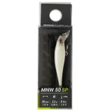 CAPERLAN Wobler Jerkbait Minnow WXM MNW 50 SP biely bez · záber 2