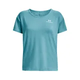Dámské tréninkové tričko s krátkým rukávem UNDER ARMOUR UA Rush Energy SS-BLU-GHL · záber 5