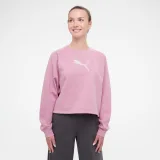 PUMA Puma dámska bavlnená crop mikina ružová XL · záber 1