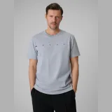 T-shirt regular s potlačou pánsky - sivý · záber 7