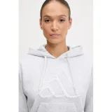 Dámská mikina s kapucí ADIDAS W CO RUFF HD LGREYH · záber 5