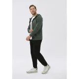 Pánská mikina se zipem VOLCANO PITER-302-KHAKI · záber 5