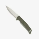 SOLOGNAC Poľovnícky nôž s pevnou čepeľou Sika 100 10 cm zelená rukoväť bez · záber 1