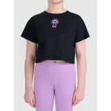 Dievčenské tričko s krátkym rukávom 4F JUNIOR TSHIRT F2941-20S-DEEP BLACK · záber 2