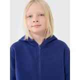 Chlapecká mikina se zipem 4F JUNIOR SWEATSHIRT-JWSS25TSWSM1851-36S-BLUE · záber 4