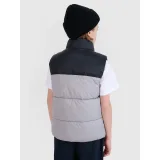 Chlapecká vesta 4F JUNIOR VEST JACKET-JWSS25TVJAM208-25S-GREY · záber 3