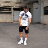 UltraSoft tričko IRON MAN, biele · záber 3