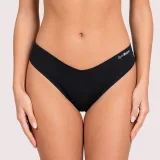 GymBeam Bezešvé kalhotky Comfy 3Pack Black - Velikost: XS | Barva: čierna | Hmotnost: 0,098 kg | Balení: 406 · záber 5