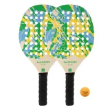 SANDEVER Súprava rakiet na plážový tenis Experience zelená bez · záber 1