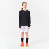 KIPSTA Detský futbalový dres s dlhým rukávom Viralto Club čierny 7-8 r (123-130 cm) · záber 2