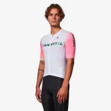 VAN RYSEL Unisex cyklistický dres RCR-R 2 Team krátky rukáv biely 2XL · záber 2