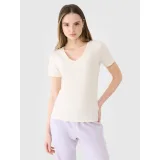 Dámské tričko s krátkým rukávem 4F TSHIRT F1990-11S-OFF WHITE · záber 2