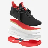 KIPSTA Obuv na hádzanú H500 Faster čierno-červená 39 · záber 2