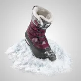 QUECHUA Dámske zimné nepremokavé čižmy NH500 fialové 37 · záber 2