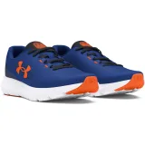 Chlapecká sportovní obuv (tréninková) UNDER ARMOUR UA BGS Charged Rogue 4 tech blue black orange blast · záber 5