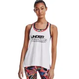 Dámské tréninkové tílko UNDER ARMOUR Knockout Tank CB Graphic-WHT · záber 1