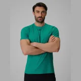 Pánské tréninkové tričko regular rychleschnoucí - zelená · záber 1