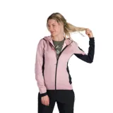 Dámská turistická mikina se zipem NORTHFINDER COLEEN-521roseblack · záber 1