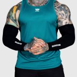 Návleky na ruky Iron Aesthetics Seamless Arms, čierne · záber 1