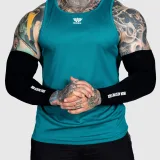 Návleky na ruky Iron Aesthetics Seamless Arms, čierne · záber 1