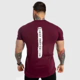 Pánske fitness tričko Iron Aesthetics Force, bordové · záber 5