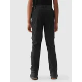 Dievčenské turistické nohavice 4F JUNIOR TROUSERS FNK-JWSS24TFTRF494-21S-BLACK · záber 4