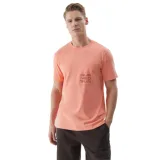 Pánske tričko s krátkym rukávom 4F TSHIRT-WSS24TTSHM1284-64S-SALMON CORAL · záber 1