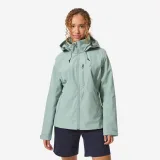 DECATHLON Dámska bunda na jachting Sailing 500 nepremokavá vetruvzdorná zelená S · záber 1