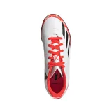 Juniorské fotbalové kopačky turfy ADIDAS X Speedportal Messi.4 Jr TF cloud white core black solar red · záber 4