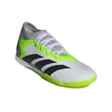 Pánské halové fotbalové kopačky ADIDAS Predator Accuracy.3 M IC cloud white core black lucid lemon · záber 1