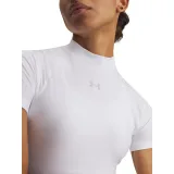 Dámske kompresné tričko s krátkym rukávom UNDER ARMOUR HeatGear Crop Mock SS-WHT · záber 2