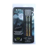 Šípky MASTER Wizard Black Brass 3ks - softip 18g · záber 4