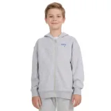 Chlapčenská mikina so zipsom 4F JUNIOR SWEATSHIRT M2326-25M-GREY MELANGE · záber 1