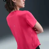 Dámské běžecké tričko s krátkým rukávem NIKE W NK TEMPO SWSH HBR DF SS TOP RUSH PINK WHITE · záber 4