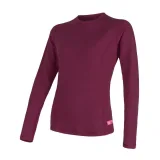 Sensor Merino Df Zip Lilla - Velikost: S | Barva: fialová · záber 1