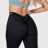 Dámske legíny Iron Aesthetics Scrunch, čierne · záber 5