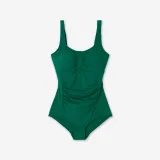 DECATHLON Dámske jednodielne plavky Mary zelené 3XL · záber 2