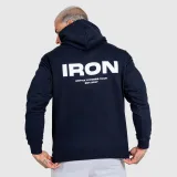 Pánska mikina s kapucňou Iron Aesthetics Club Hoodie, navy · záber 2
