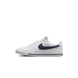 Chlapecká rekreační obuv NIKE Court Legacy white midnight navy · záber 2