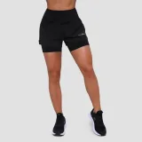 Дамски шорти за бягане Pulse 2in1 Black - GymBeam - Размер: XL | Тегло: 0,28 g | Опаковка: 65 · záber 1