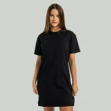 STRIX Women’s ALPHA T-Shirt Dress Black - Veličina: L | Boja: Crna | Težina: 0,291 g | Pakiranje: 85 · záber 1